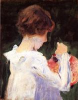 Sargent, John Singer - Study of Polly Barnard for,Carnation, Lily, Lily, Rose